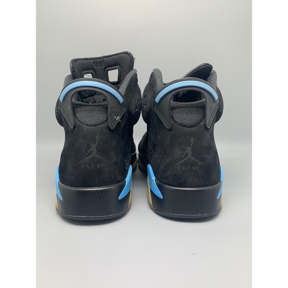 Jordan 6 Retro UNC Black University Blue Basketball Shoes 384664-006 Men\'s Sz 12 main image 5